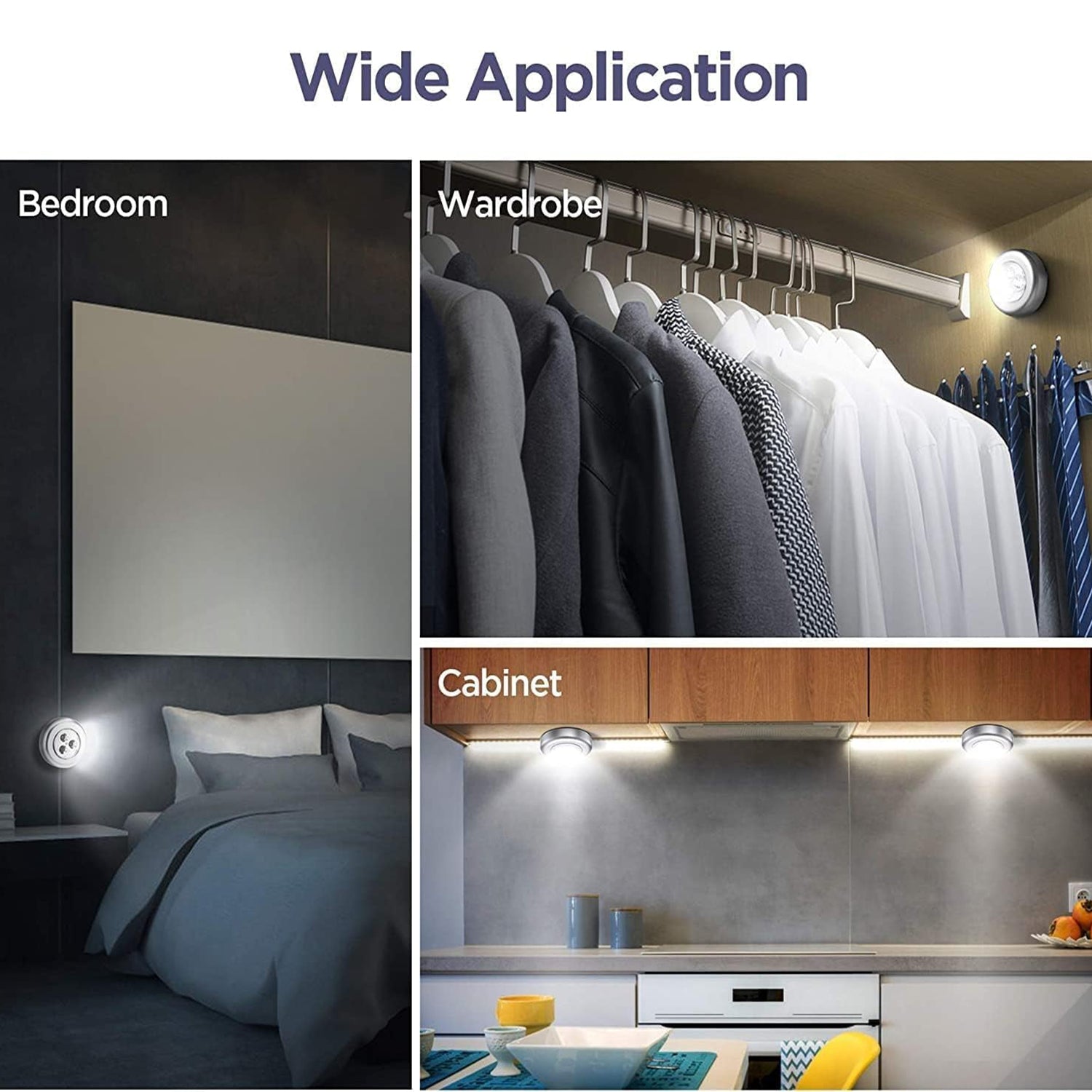 3-LED Battery-Operated Touch Light (1 Pc) Your Brand