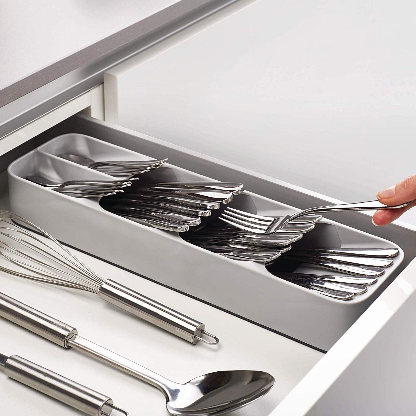 1 Pc Cutlery Tray Box Used For Storing Cutlery Items And Stuffs Easily And Safely. Your Brand