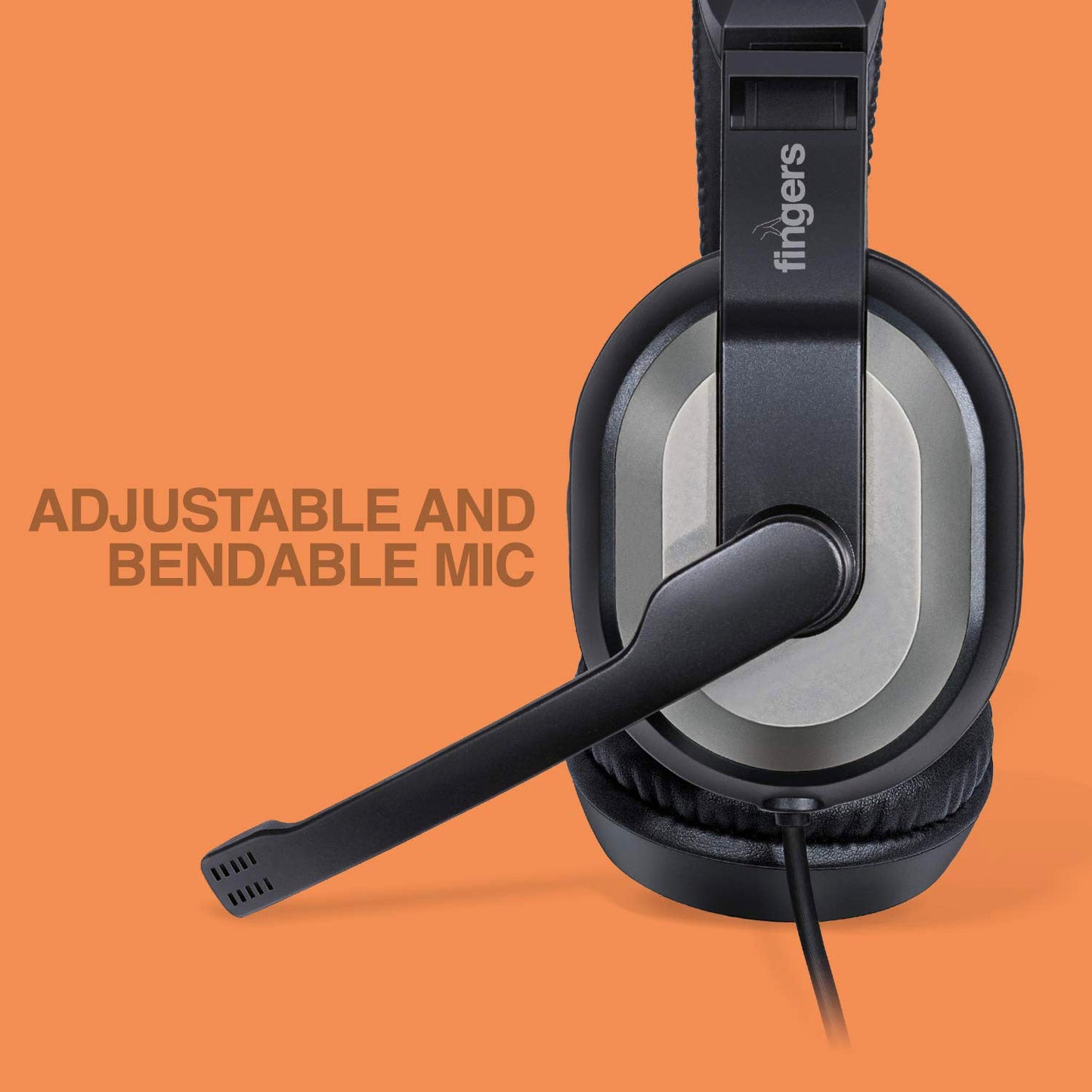 Wired Headset with Adjustable Headband & Noise-Isolating Mic Set Your Brand