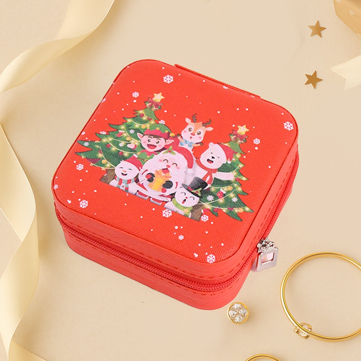 Portable Jewelry Storage Organizer Box (1 Pc) Your Brand