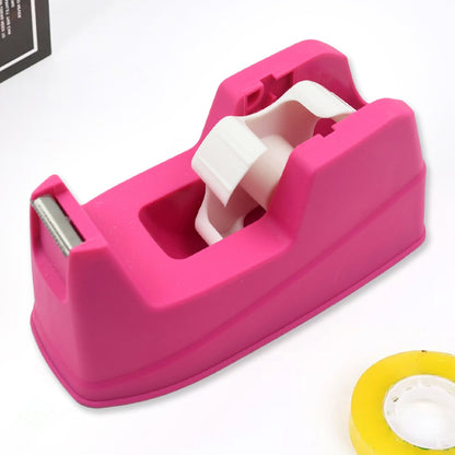 Plastic Tape Dispenser Cutter for Home Office use, Tape Dispenser for Stationary, Tape Cutter Packaging Tape (1 pc / 631 Gm) Your Brand
