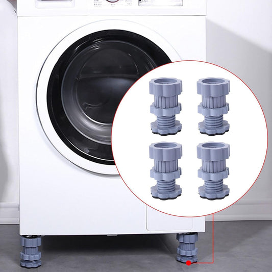 Washing machine support, anti vibration washing machine support adjustable washer anti vibrasion pads, washer & dryer pedestals, Washing Machine Accessory Anti- Skid Pad PVC Lifting Pad Non-Slip ( 1 Pc ) Your Brand