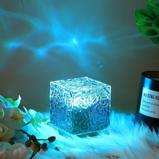 Ocean Wave Projector Lamp, 3D Water Wave LED Night Light, Water Ripple Night Lamp With Remote Your Brand