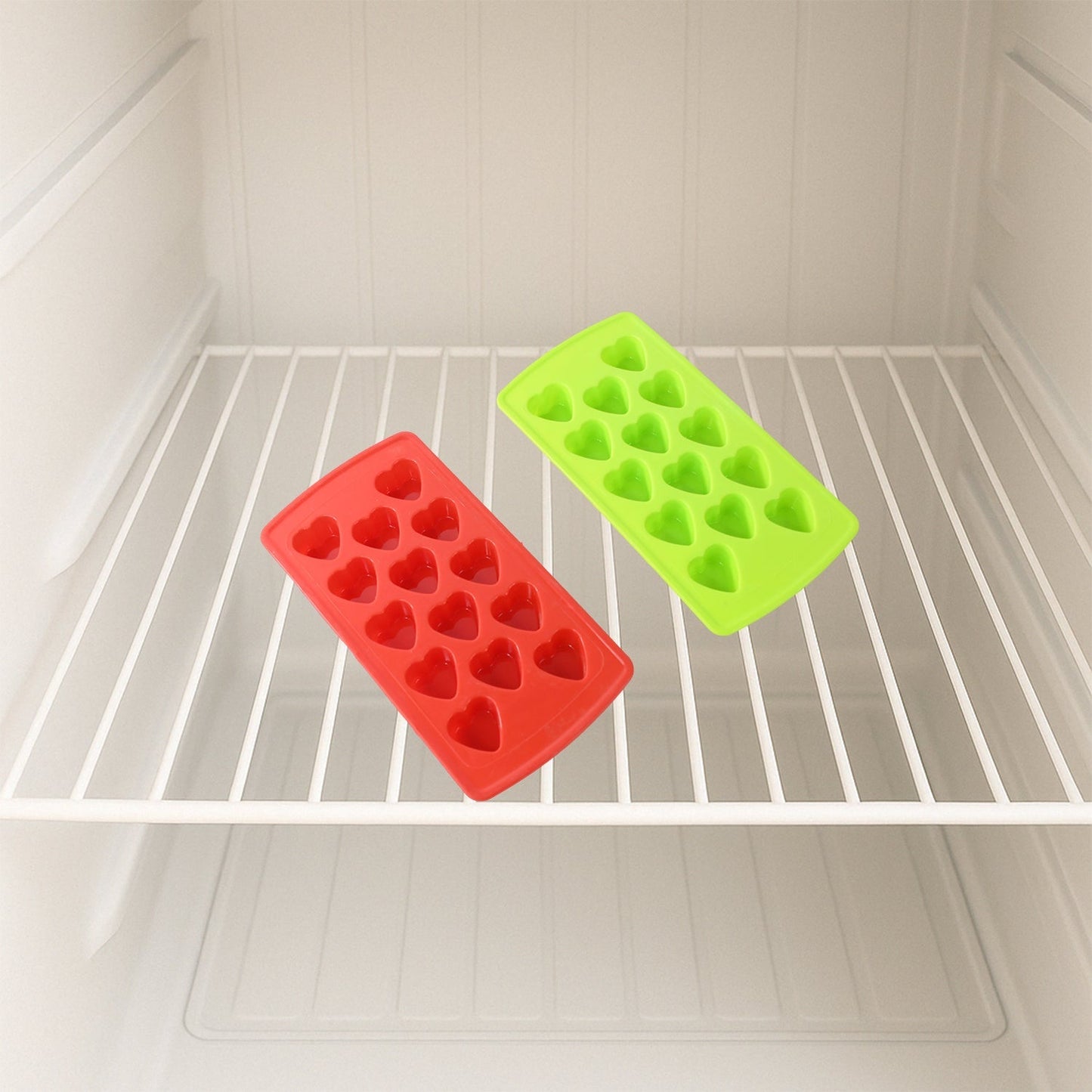 Plastic Ice Cube Tray Set (4 Pc) Your Brand