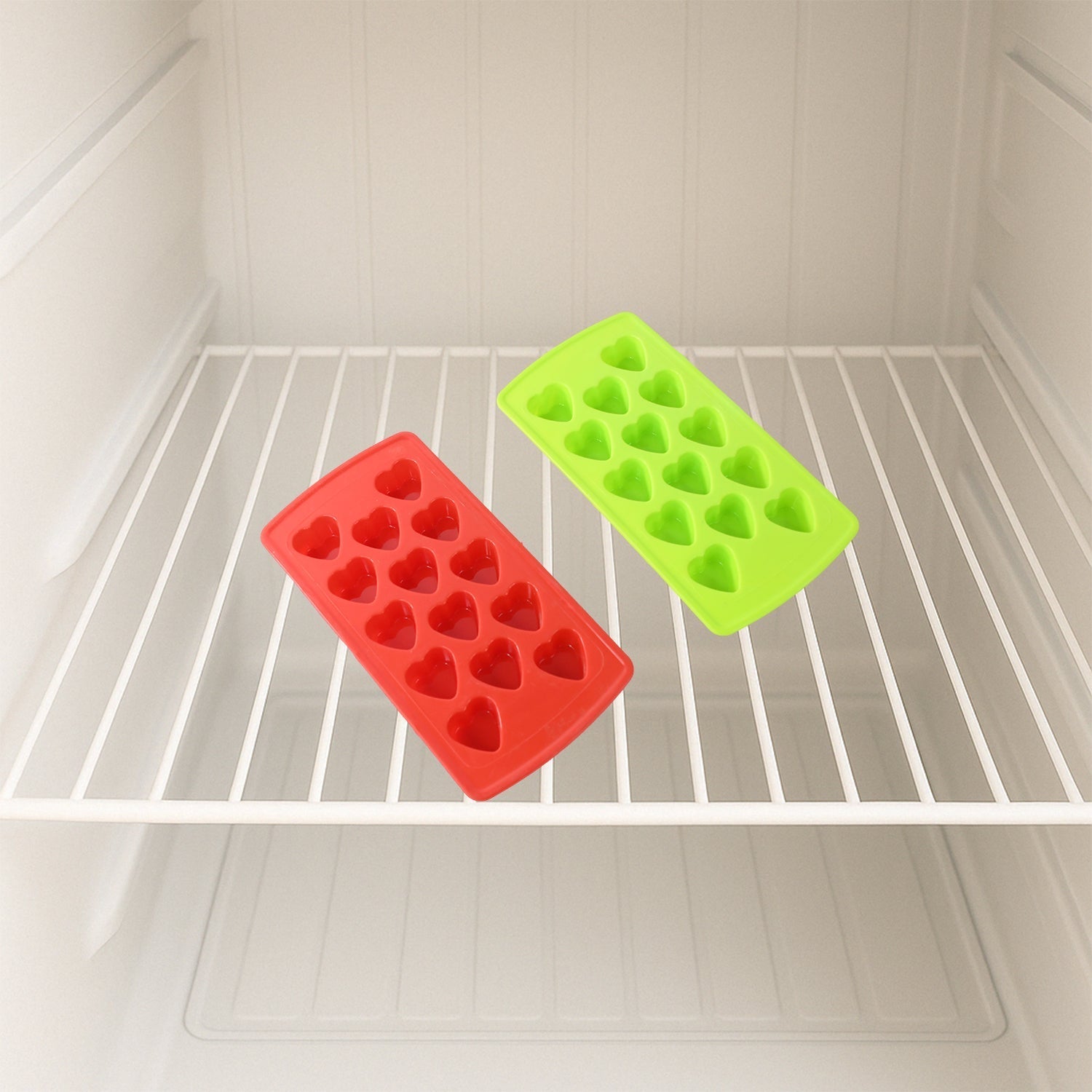 Plastic Ice Cube Tray Set (4 Pc) Your Brand