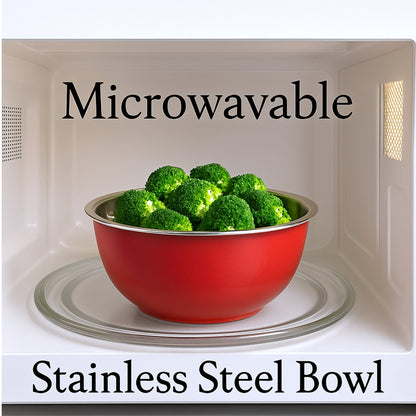 Apex 2200ml Microwave-Safe Plastic Serving Bowl with Lid (1 Pc) Your Brand