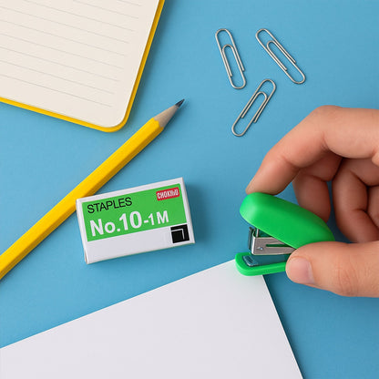 Mini Stapler with 1 Strip of Staples (1 Set) Your Brand