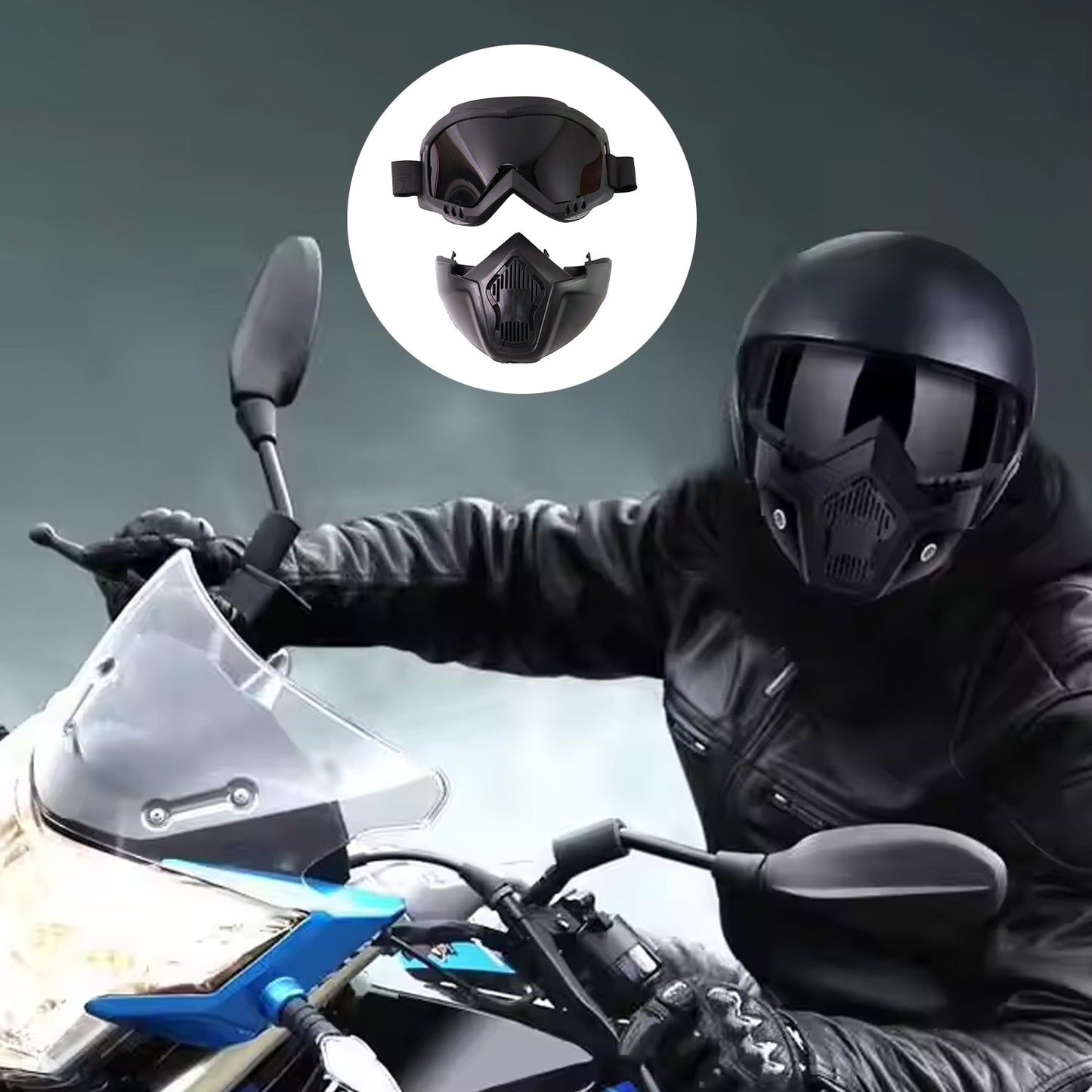 Motorcycle Goggles Off-Road Helmet Goggles Windproof Glasses Goggles Mask (1 Pc) Your Brand