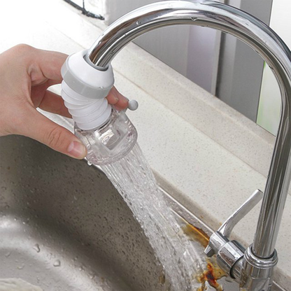 Adjustable Water Faucet Can Rotate 360 Degree Shower Head Anti spattering Water-saving Tap Nozzle Extended Filter Water Saving, Kitchen Bathroom Faucet Water-Saving Devices (1 Pc) Your Brand