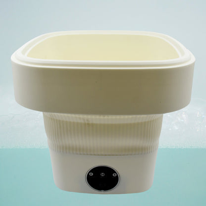 Folding Washing Machine, Mini Portable Washing Machine, Deep Cleaning Half Automatic Washt, Mini Foldable Washing Machine, Suitable For Socks, Underwear, Baby Clothes Your Brand
