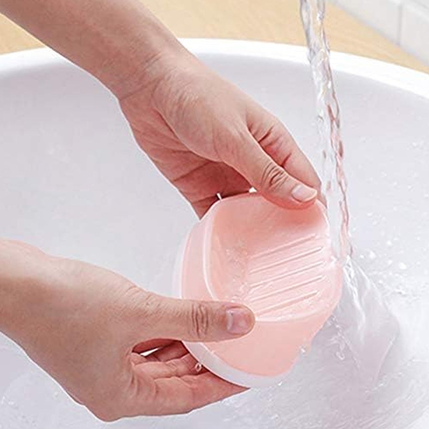 Soap Container, Soap Box Household Kitchen and Bathroom Can Use PP Material Drain Box Double Soap Dish, for Bathroom Shower Home Outdoor Camping ,Sabudani (1 Pc) Your Brand