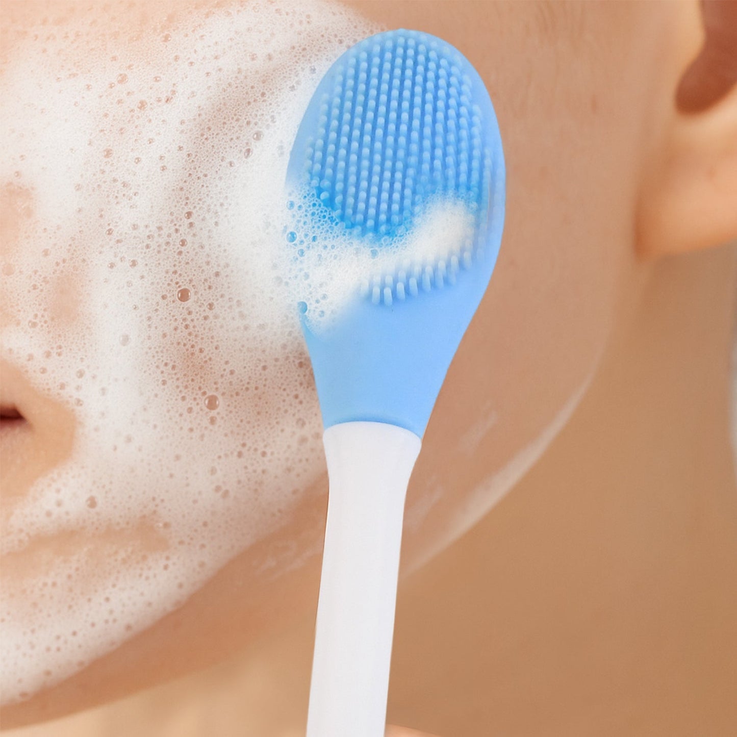 2-in-1 Silicone Face Scrubber (1 Pc) Your Brand
