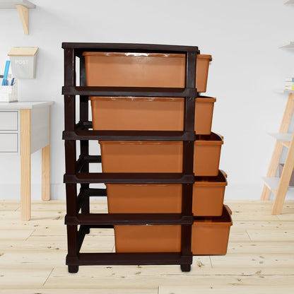 Plastic Premium Home Storage & Organization (5 Layer / 1 Pc) Your Brand