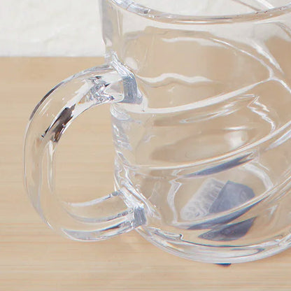 Glass Coffe & Tea Cup / Mug Enjoy Your Drink in Style, Water glass (6 pcs Set / 220 ML) Your Brand