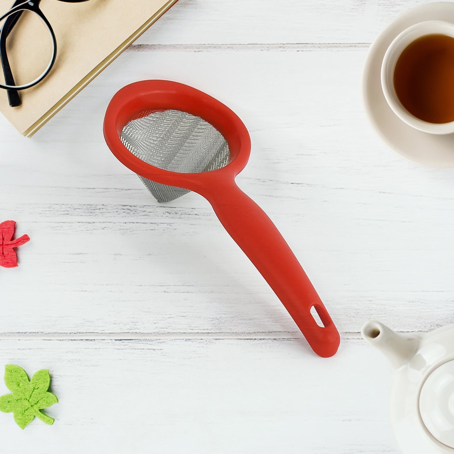 Apex Premium Green Tea Strainer with Fine Stainless Steel Mesh Your Brand