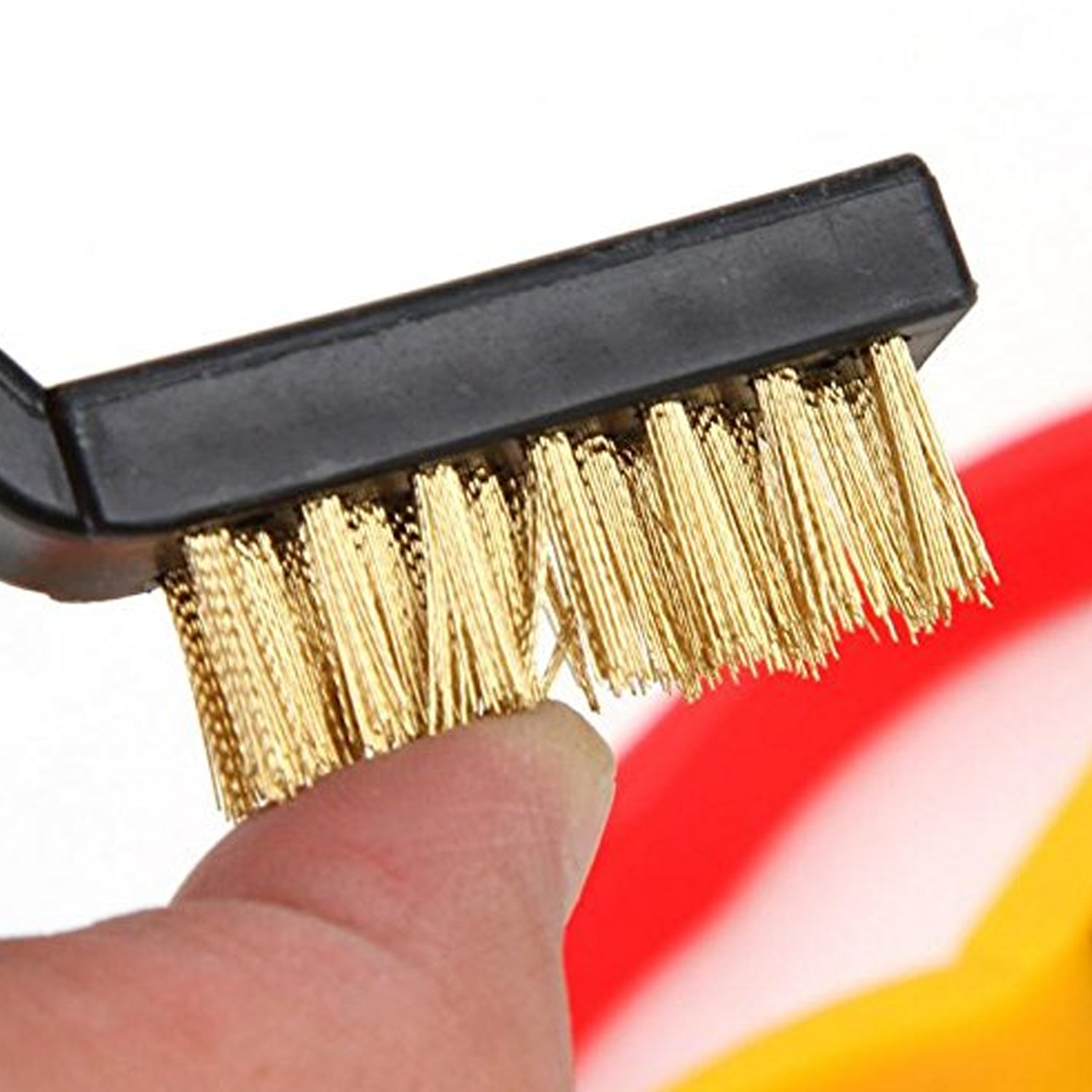 Mini Wire Brush Set - Brass, Nylon, Steel for Cleaning & Rust Removal (3 Pcs Set) Your Brand