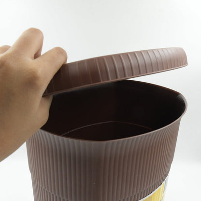 Homeware Dustbin Clean Mini Small Size Plastic Pedal Dustbin Used For Kitchen, Office, Car (1 PC) Your Brand