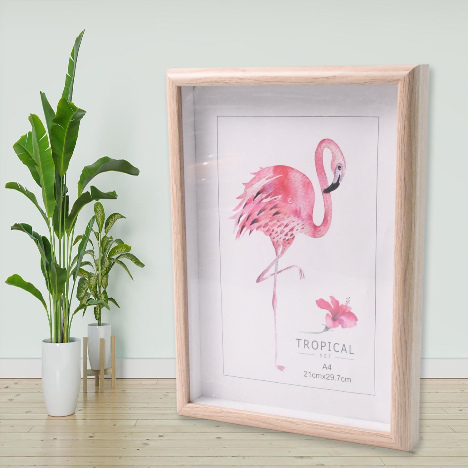 Creative Solid Wooden Photo Frame (21cmx29.7cm / 1Pc) Your Brand