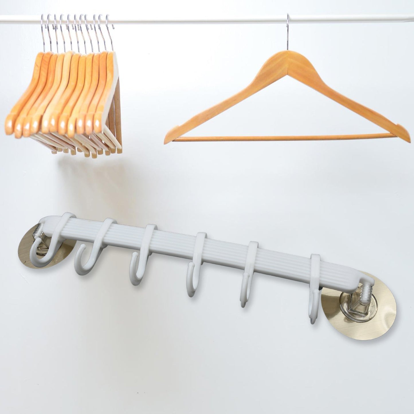 1pc bath towel hanger wall mount towel hanger wall towel shelf towel hanging rack kitchen towel holder towel hanging hook Your Brand