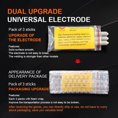 Low Temperature Universal Welding Rod (3 pcs packet) Your Brand