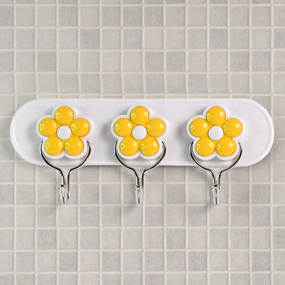 Multipurpose Strong & Hook Self-Adhesive hooks for wall Heavy Plastic Hook  (1 Pc) Your Brand