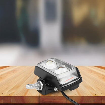 6 Mode LED Spotlight Universal Ultra Mini Double Lens Fog Light (1 Pc) Your Brand