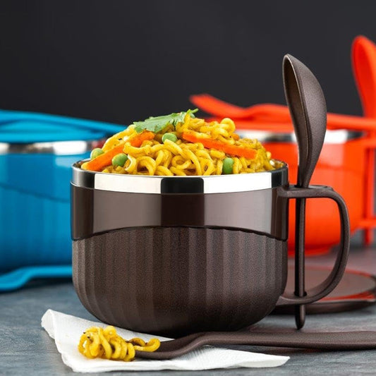 Home Chef Tangy Twist Insulated Lunch Bowl (Approx 650ML & 1 Pc) Your Brand