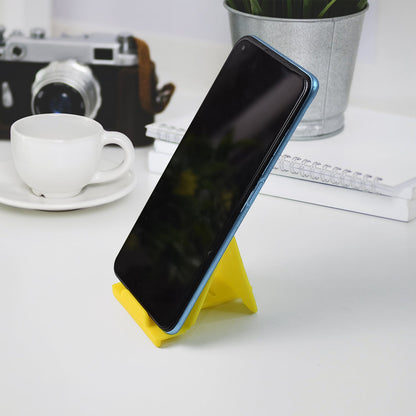 Adjustable Foldable Plastic Mobile Phone Stand (1 Pc / Mix Color) Your Brand