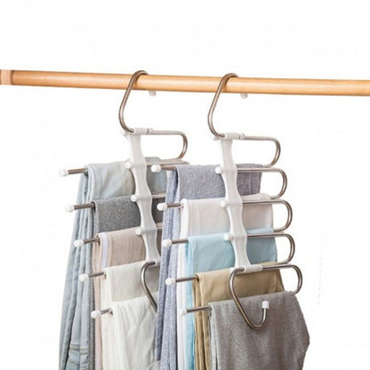 5 in 1 Stainless Steel Foldable Hangers for Clothes Hanging Your Brand