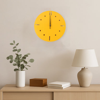 Modern Round Wall Clock Stylish and Silent Non-Ticking Decorative Timepiece (1 Pc) Your Brand