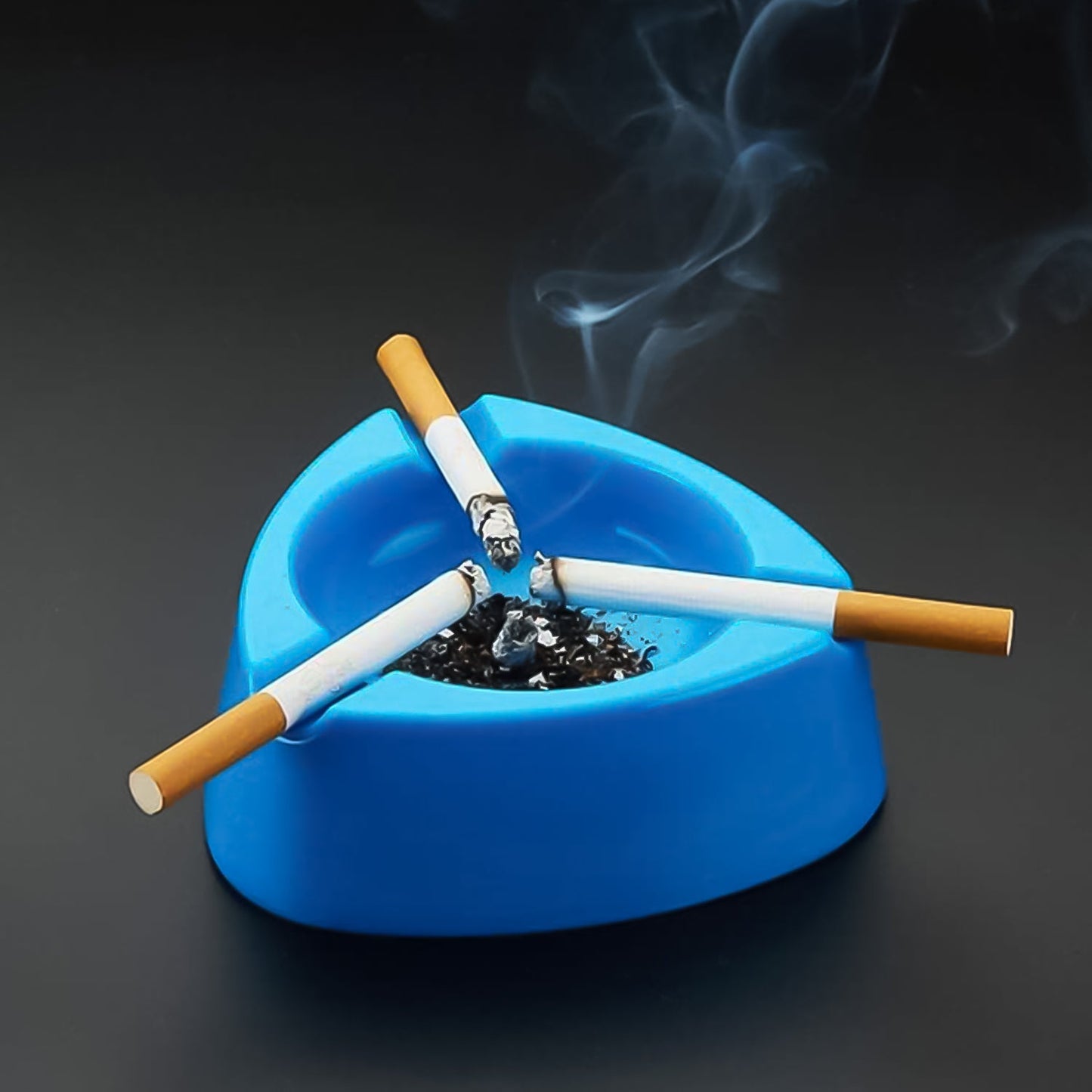 Oblivion Heavy Duty Plastic Ashtray (mix color & 1 Pc) Your Brand