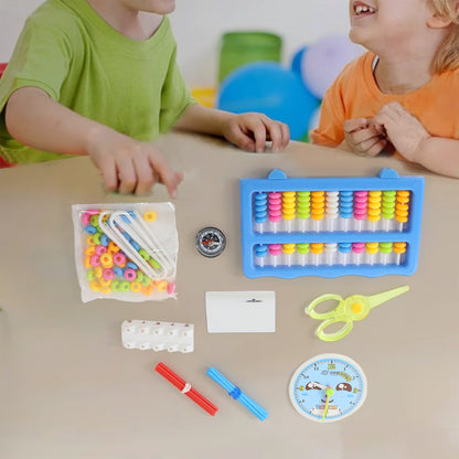 Abacus 11 Rods Counting Abacuses Toy Bead Educational Tools (1 Set) Your Brand