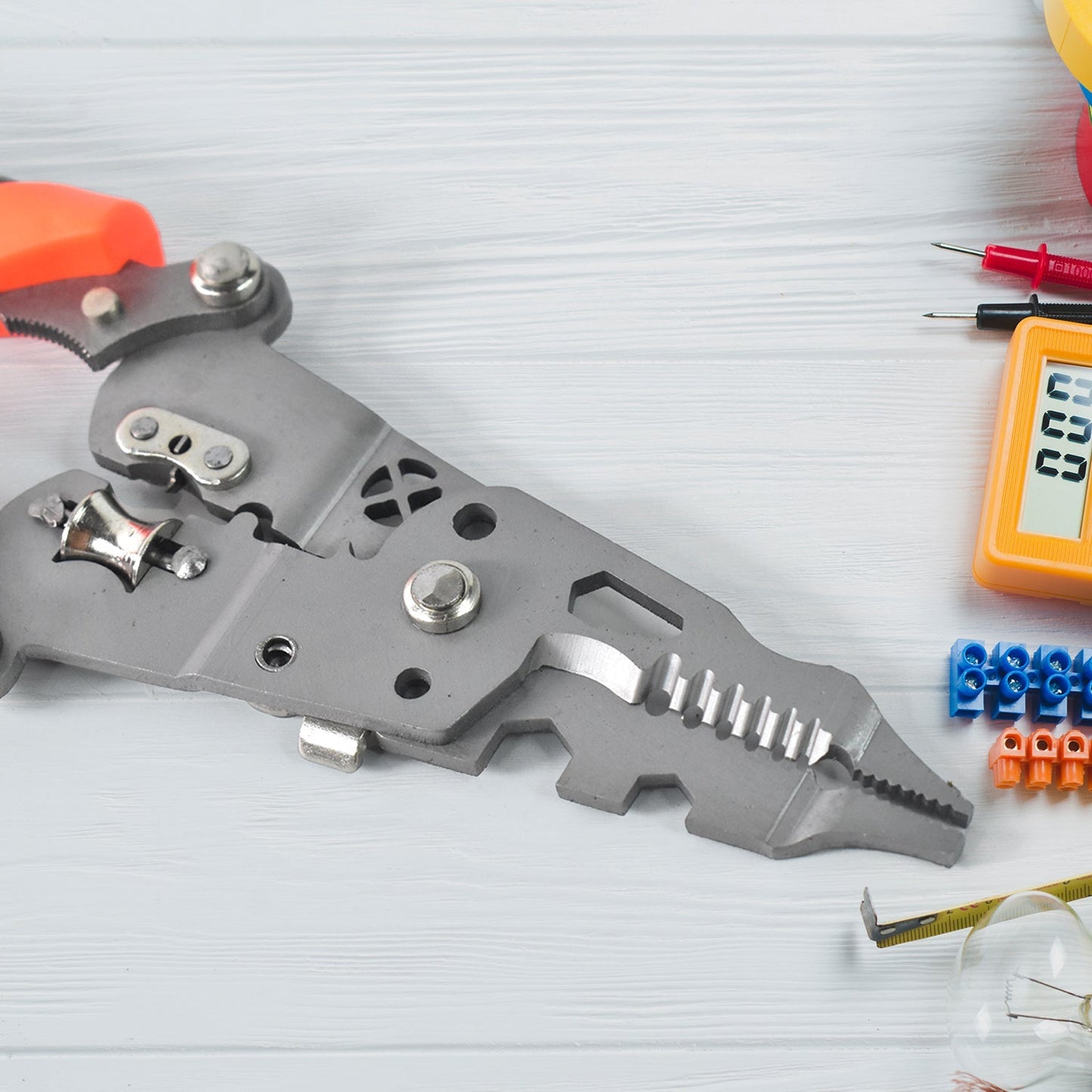 8 in 1 Wire Stripper Pliers, Soft Grip Your Brand