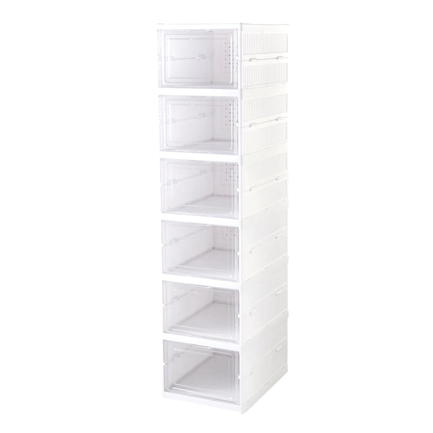 6-Layer Stackable Foldable Storage Organizer Cart for Clothes, Kitchen, Closet & Bathroom Your Brand