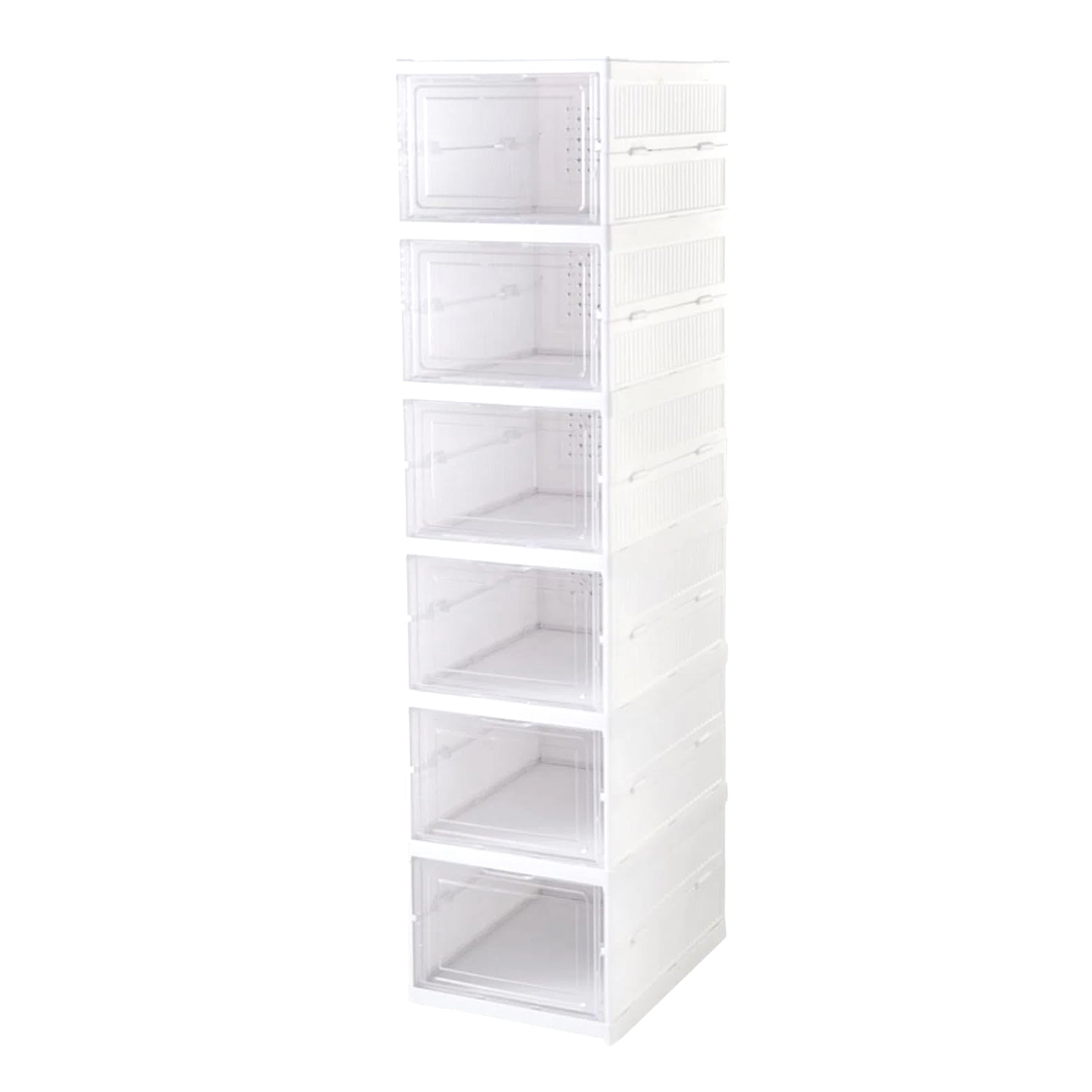 6-Layer Stackable Foldable Storage Organizer Cart for Clothes, Kitchen, Closet & Bathroom Your Brand