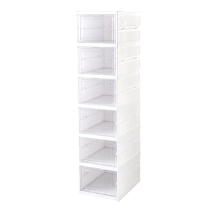 6-Layer Stackable Foldable Storage Organizer Cart for Clothes, Kitchen, Closet & Bathroom Your Brand