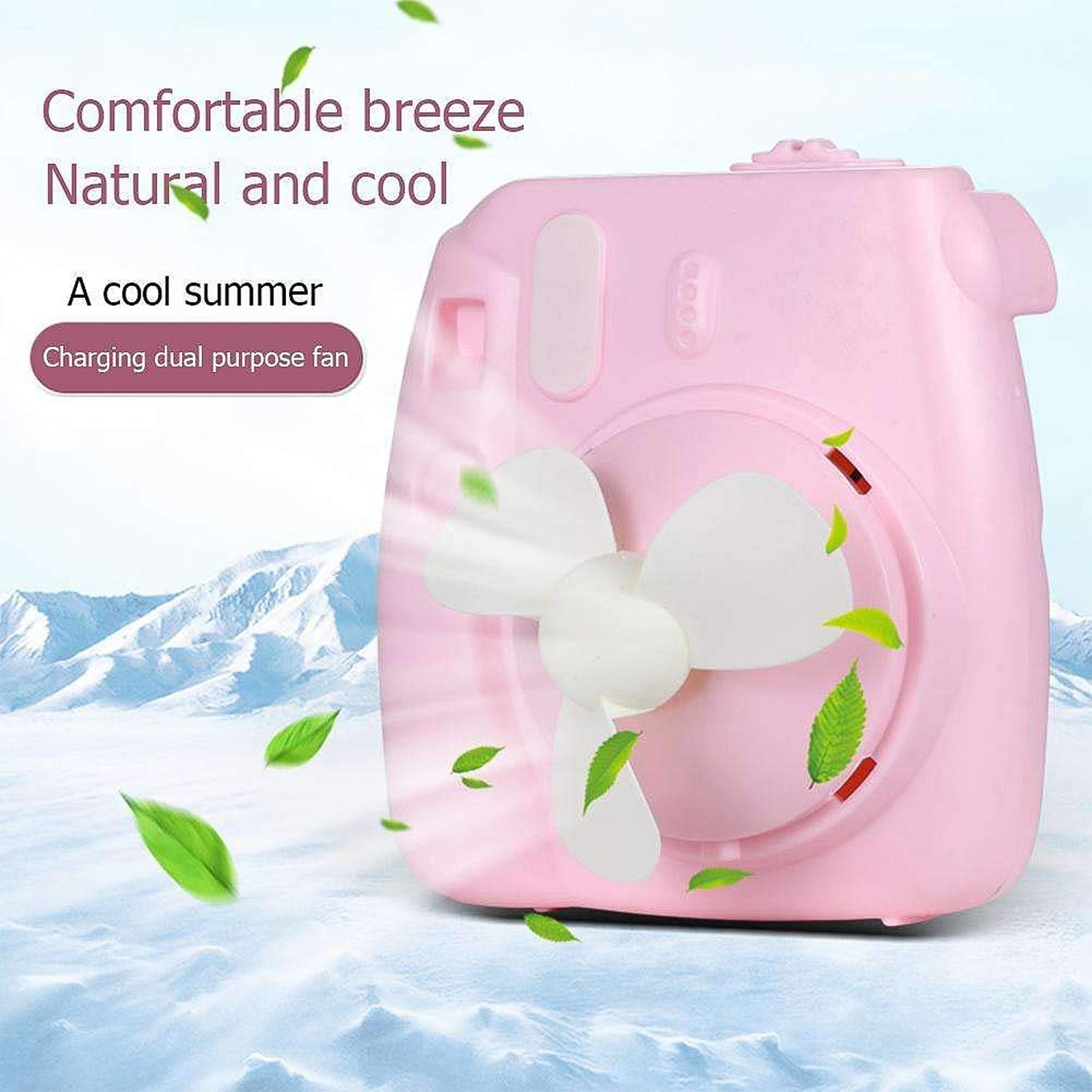 USB Mini Camera-Shaped Fan (1 Pc) Your Brand