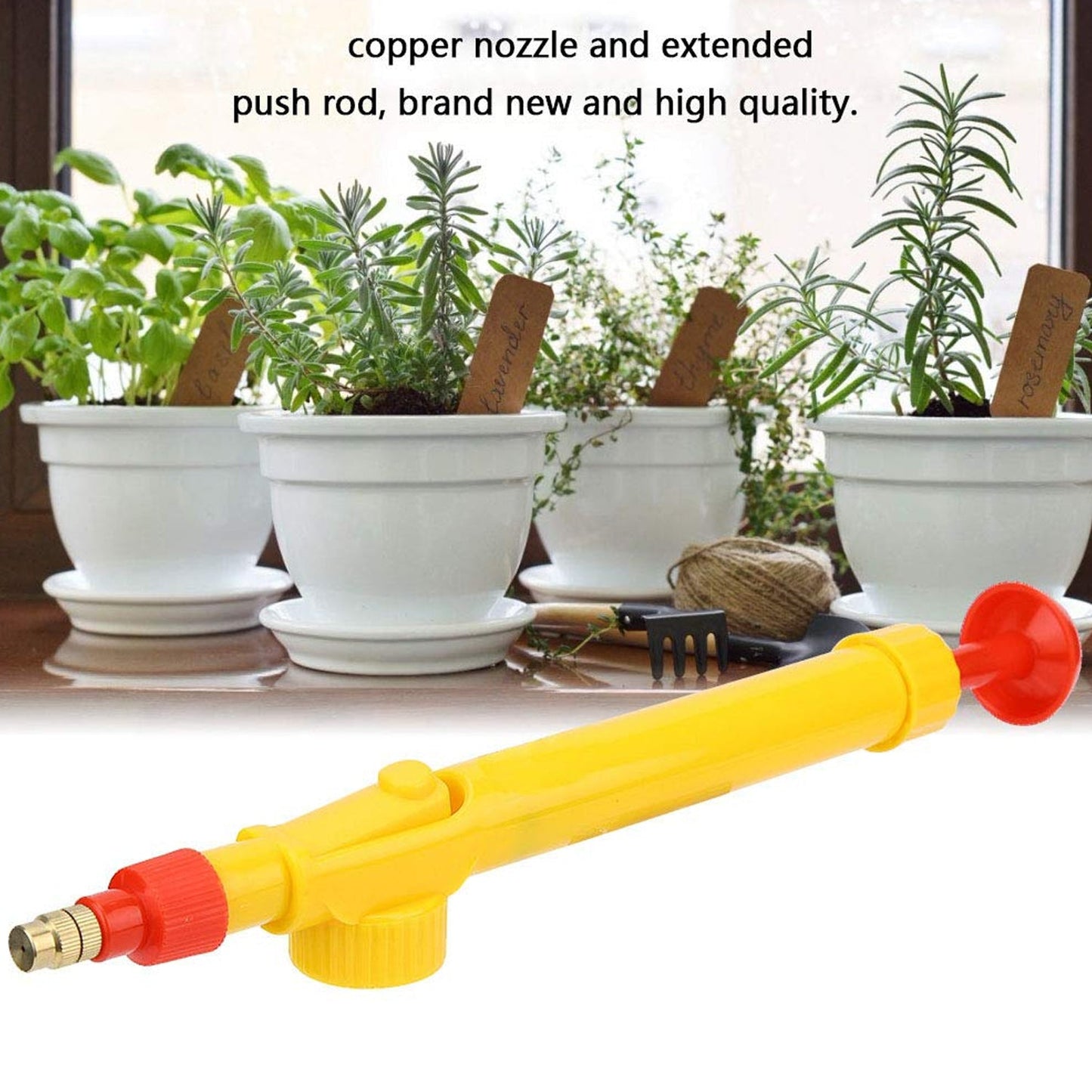 Adjustable Spray Bottle Nozzle for Gardening & Washing (1 Pc) Your Brand
