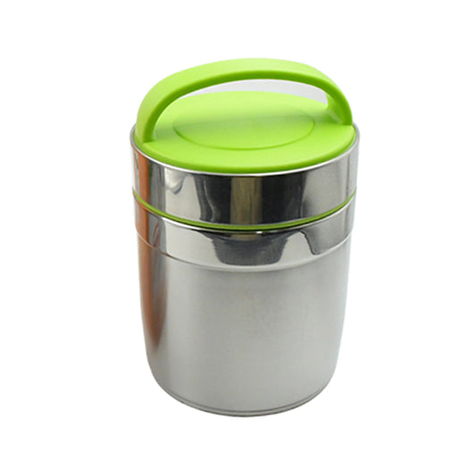 LEAK-PROOF THERMOS FLASK FOR HOT FOOD, WARM SOUP CUP, VACUUM INSULATED LUNCH BOX, FOOD BOX FOR THERMAL CONTAINER FOR FOOD STAINLESS STEEL (1.6 L) Your Brand
