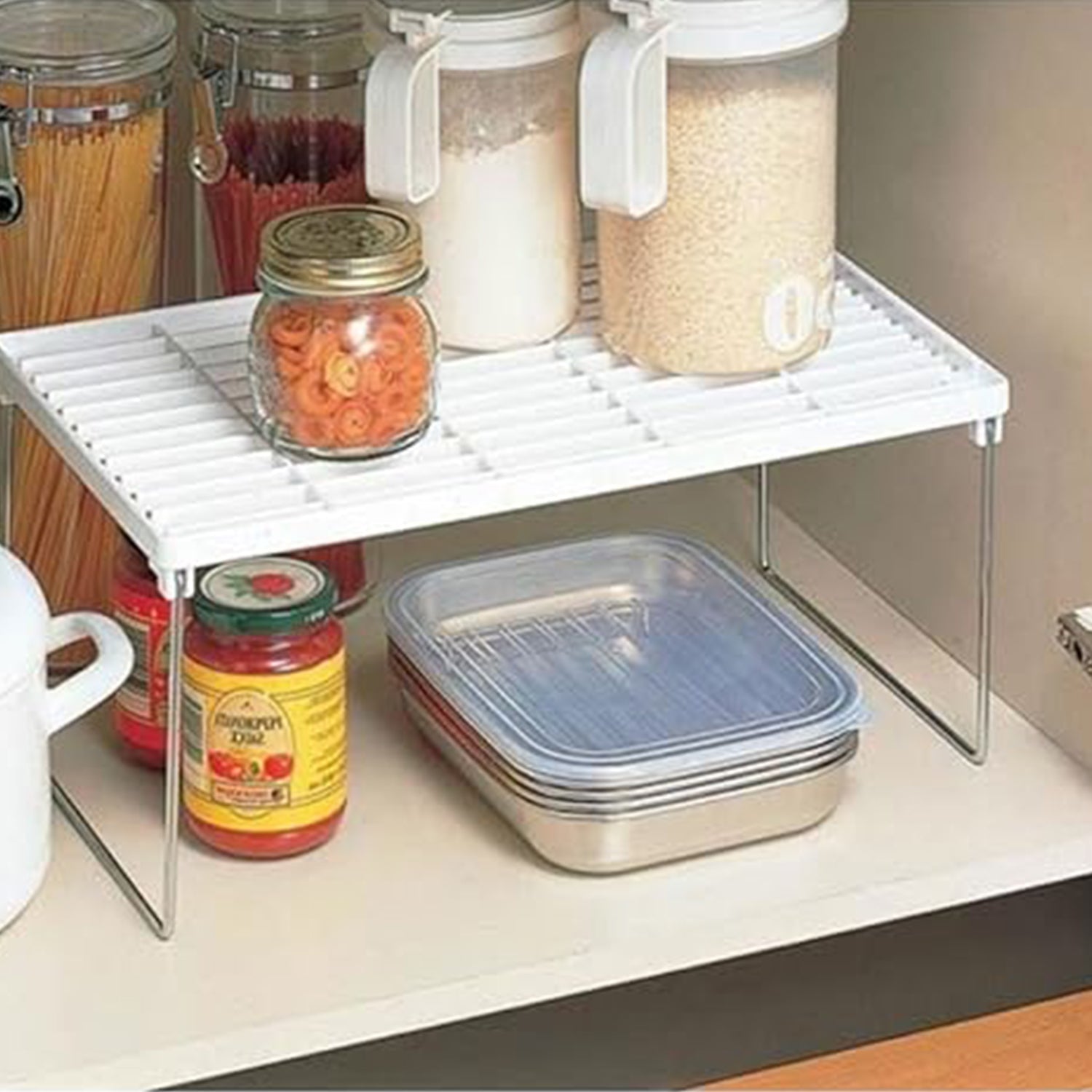 L Shelf Foldable Holder Sundries Rack Counter Bookcase (1 Pc / 40 Cm) Your Brand