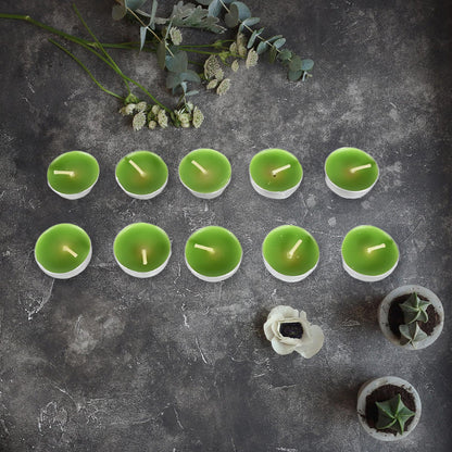 8-9 Hour Unscented Smokeless Candles – For Diwali, Christmas, Weddings, Parties & Mood Dinners, Diwali (10 Pc) Your Brand