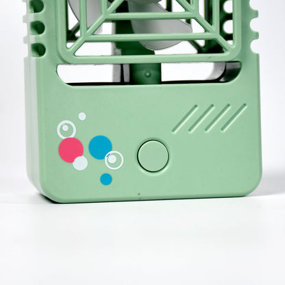 Mini Rechargeable Desktop Fan for Home & Office (USB, Handheld) Your Brand