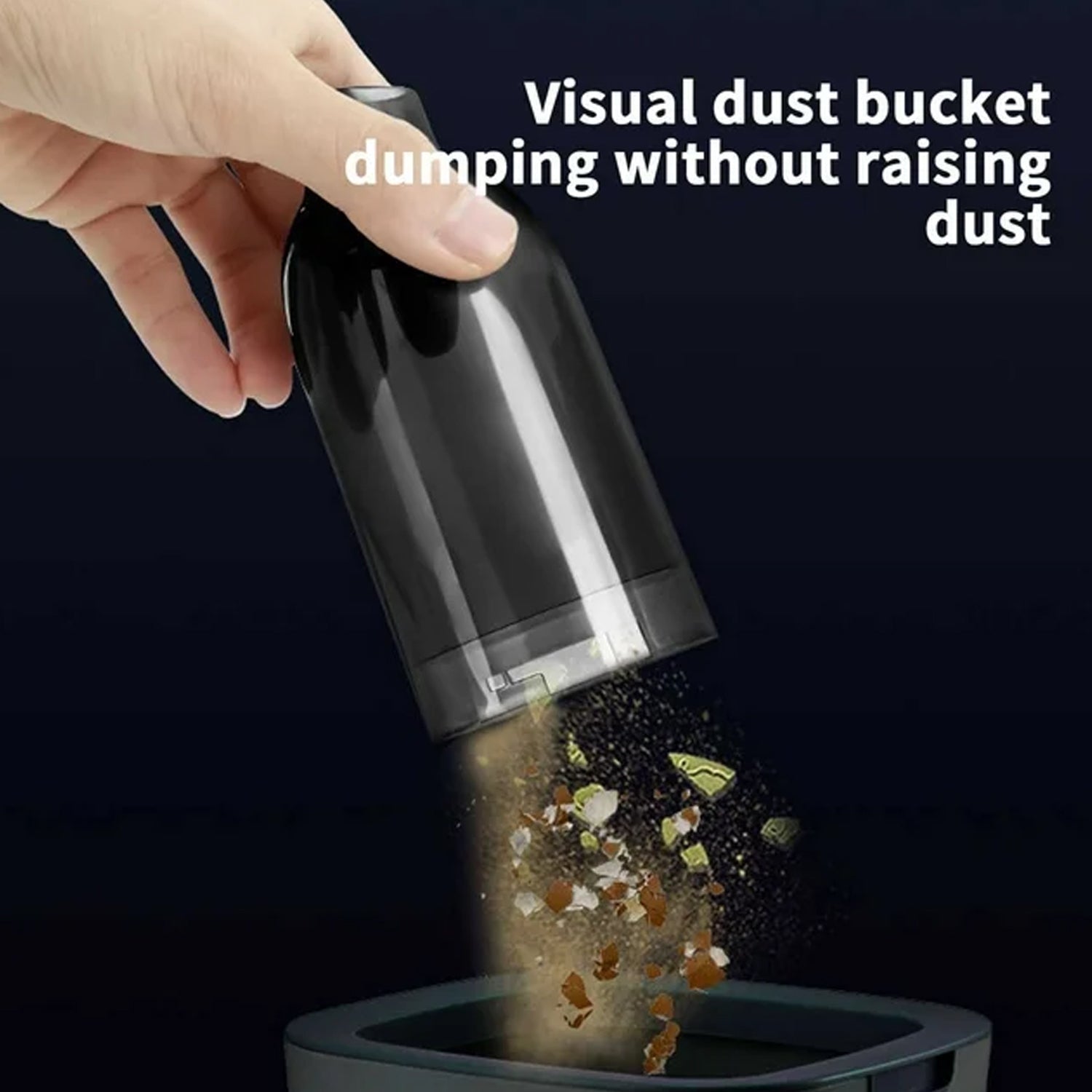 3 in 1 Mini Car Vacuum – Wireless, Rechargeable, Blower & Dust Cleaner for Car, Home & Keyboard Your Brand