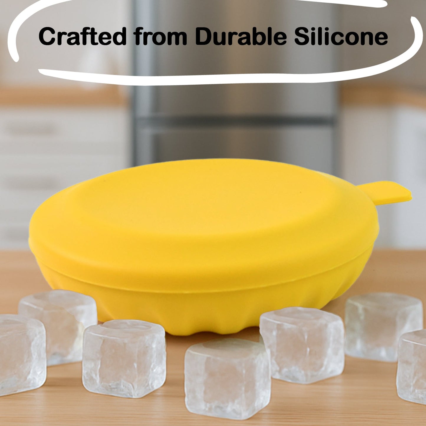Ice Cube Tray with Lid Grid-16 (1 Pc) Your Brand