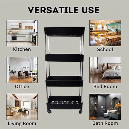 Movable Storage Rack Trolley Your Brand