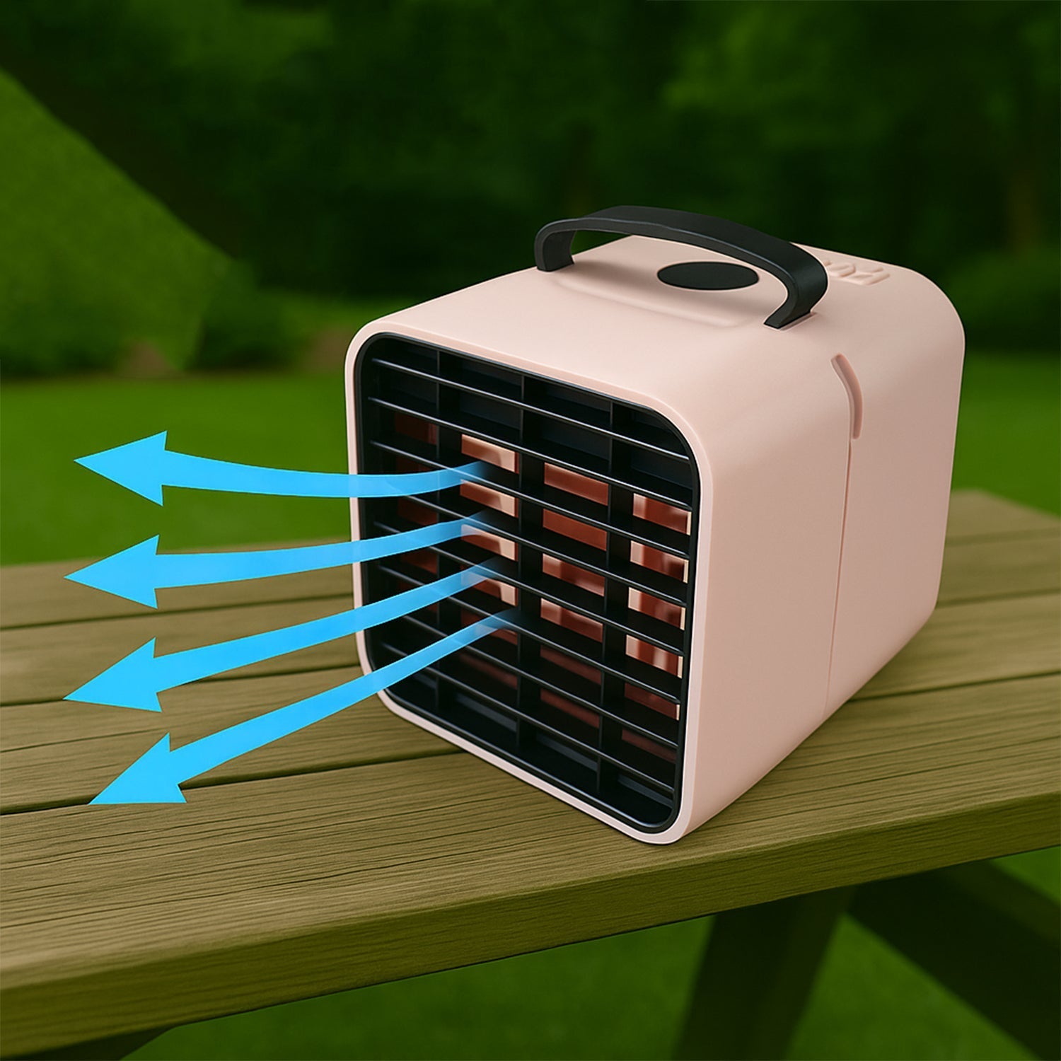 Portable Mini Air Cooler Fan with Water Cooling Function (1 Pc) Your Brand