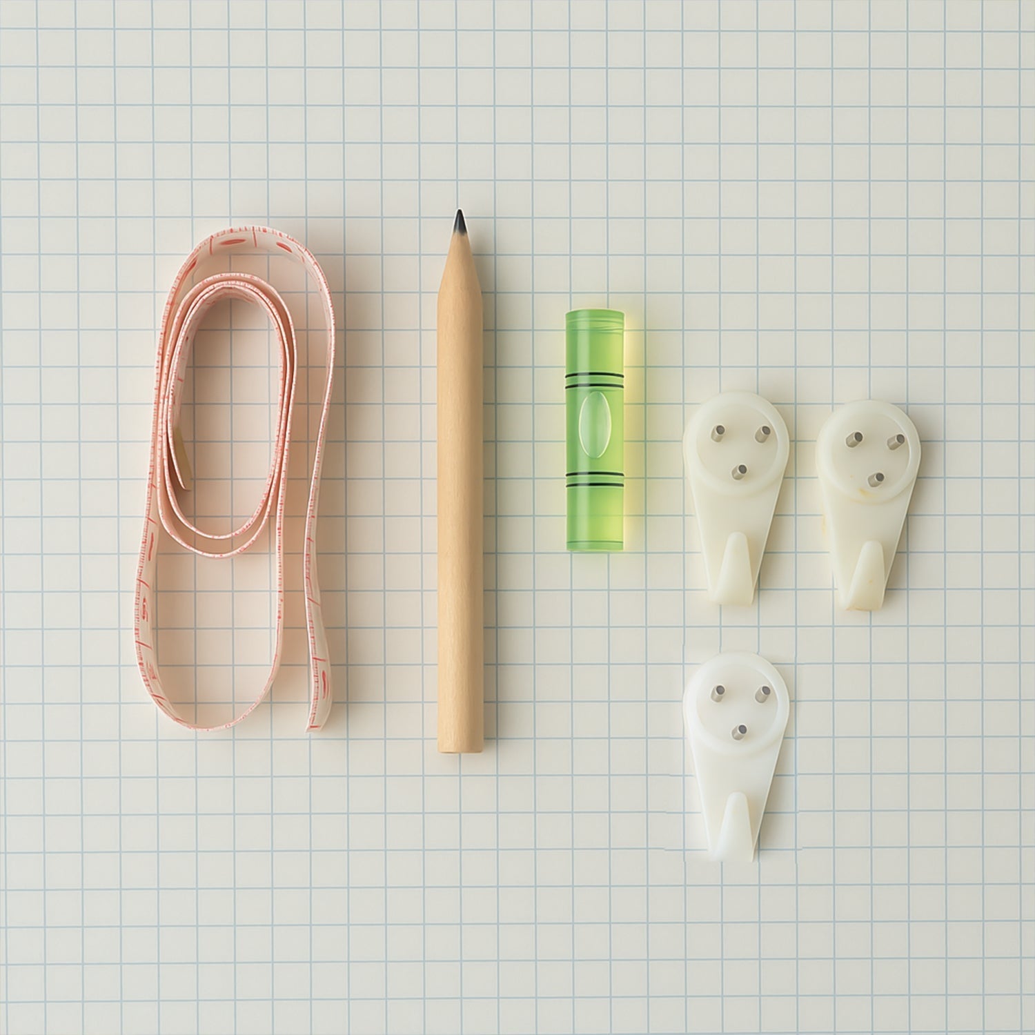 6-in-1 Wall Hanging & Measurement Tool Kit Your Brand