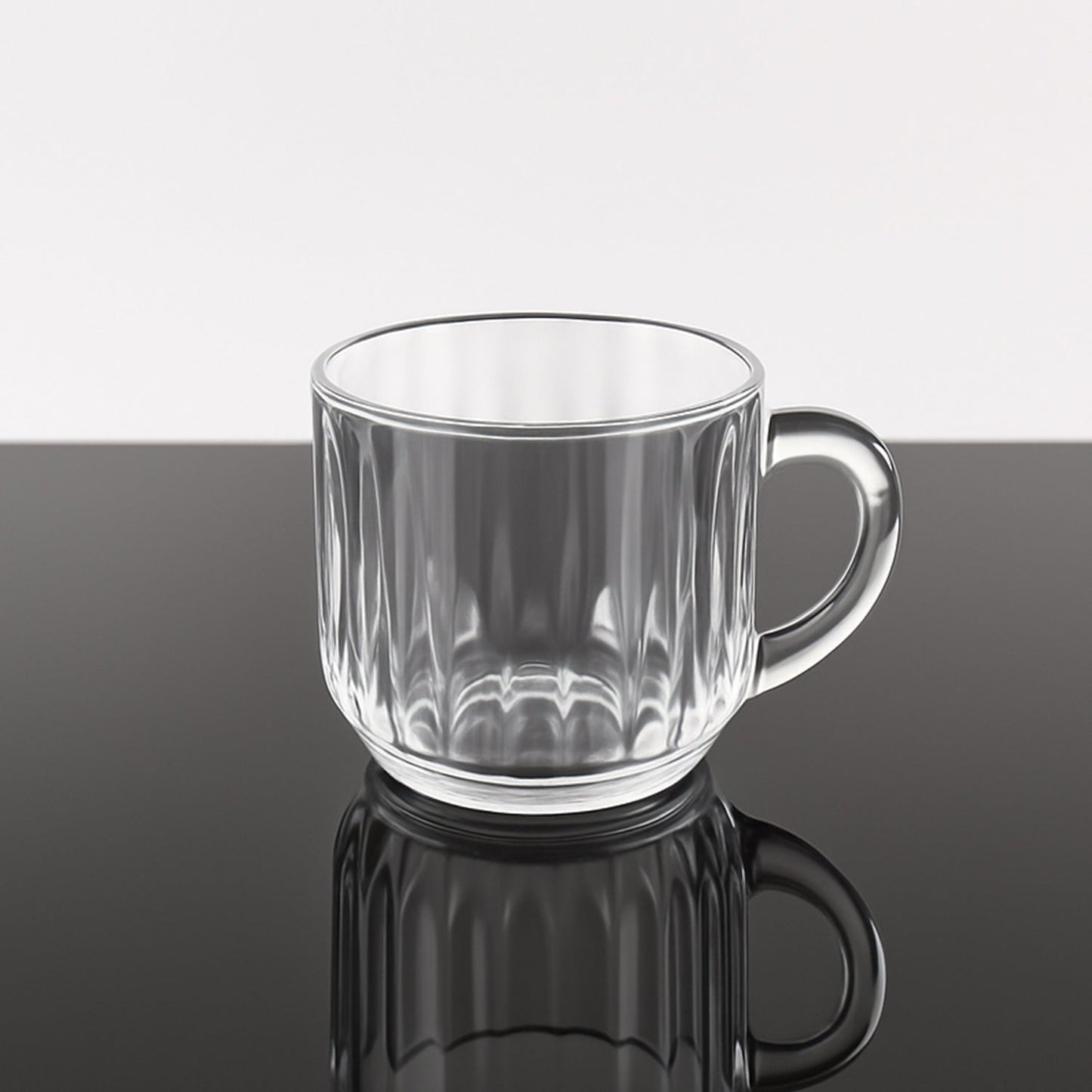 Unbreakable Transparent Plastic Tea Cups (Set of 6 Pc) Your Brand