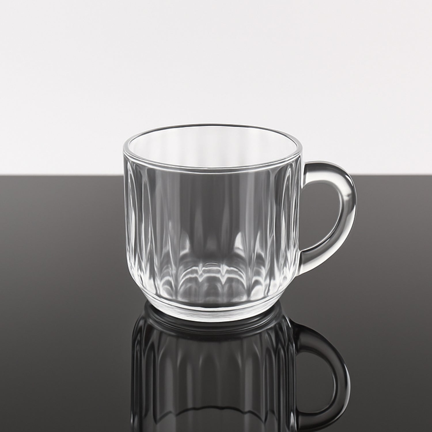 Unbreakable Transparent Plastic Tea Cups (Set of 6 Pc) Your Brand