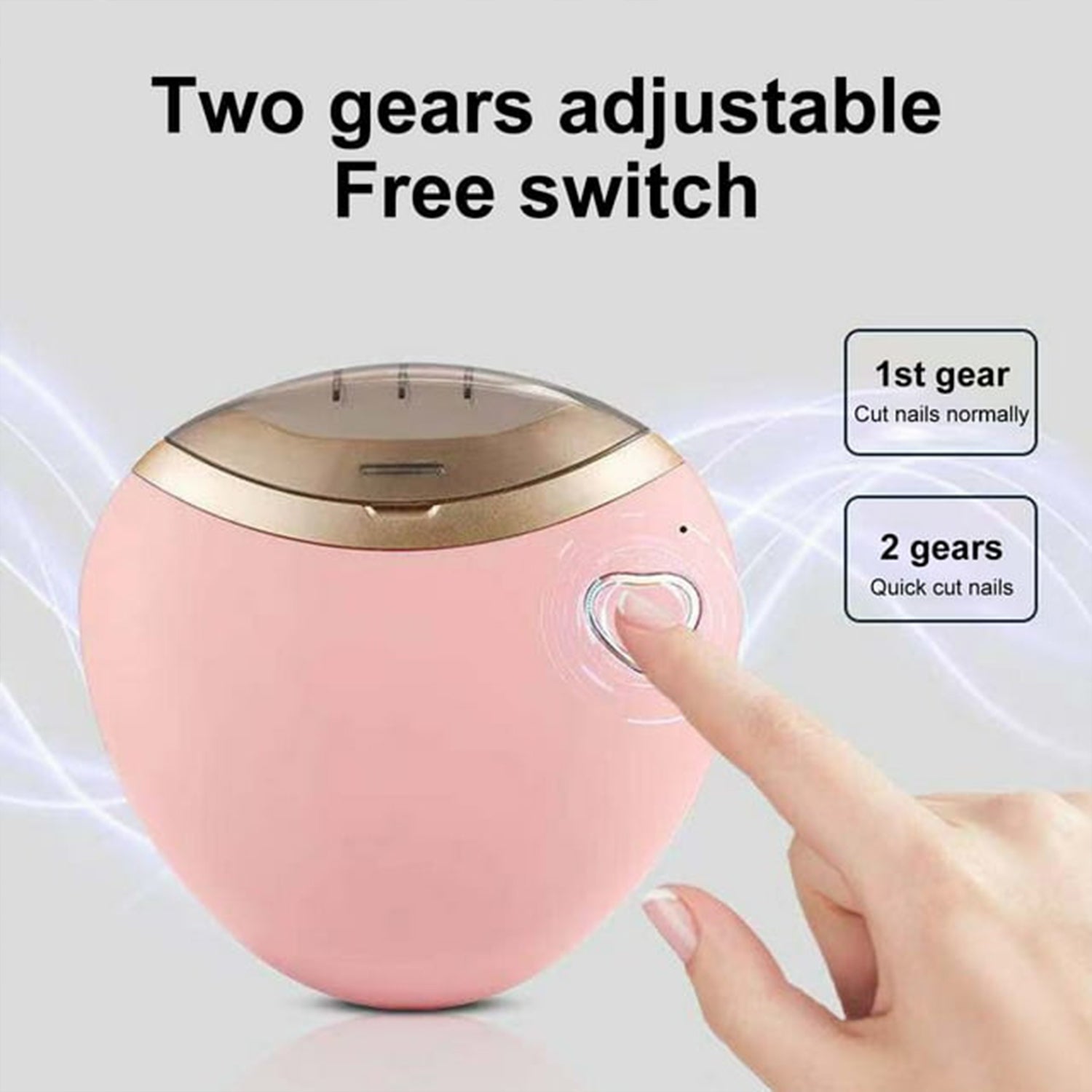 Electric Nail Clipper & File | Safe Automatic Nail Trimmer for Baby & Adult | Nail Drill & Grinder Tool Your Brand